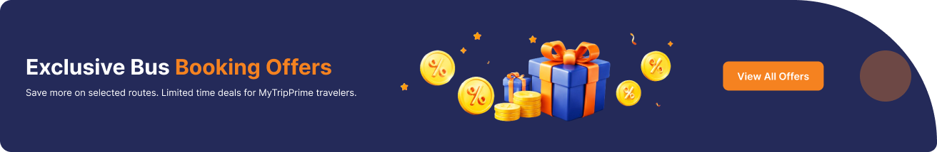 Bus booking offers on MyTripPrime